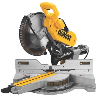 DEWALT Pilarka ukosowa DWS780 + PODSTAWA ROBOCZA DE7023