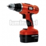 BLACK&DECKER 2-biegowa wiertarko-wkr�tarka 14,4 V (2 akumulatory + walizka) 