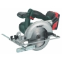 METABO Akumulatorowa r�czna pilarka tarczowa KSA 18 LTX, 18 V z �adowarka ASC 30 + 2 akumulatory Li-Ion 18 V / 2,6 Ah, w zestawie z pi�a tarczowa 28 030