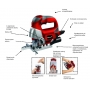 EINHELL Red Line Wyrzynarka RT-JS 85