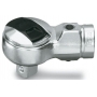 BETA G�owica z dwukierunkowym mechanizmem zapadkowym model 612 do pokr�te�, Rozmiar (cal): 3/8, D�ugo�� L (mm): 66