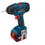 BOSCH Akumulatorowa wkr�tarka udarowo-obrotowa GDR 14,4 V-LI MF + LATARKA AKUMULATOROWA VARILED + ZESTAW KIBICA